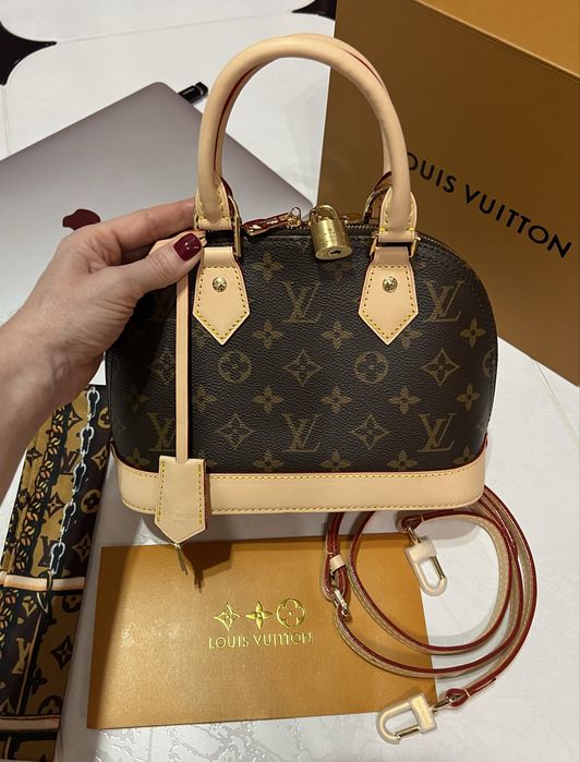 Сумка LV Louis Vuitton Alma Monogram чип NFC Луи Виттон