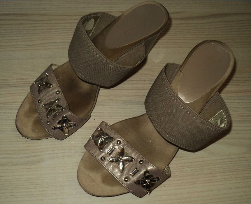 Buty na koturnie roz. 37,5 Anne Klein