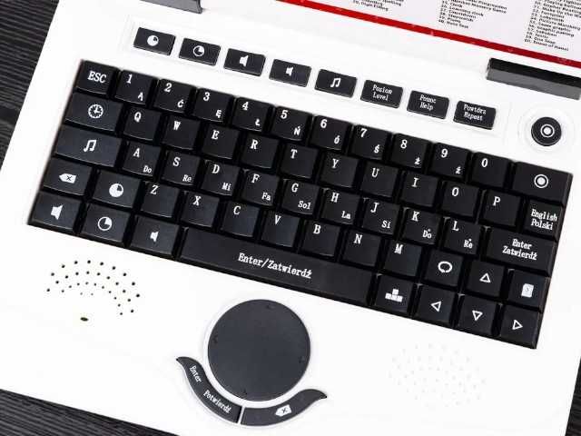Laptop Edukacyjny dla Dzieci Nauka Literek Liczenia Gry 120 Funkcji