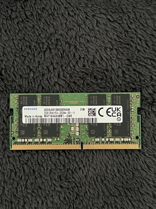 pamięć RAM Samsung 32 GB DDR4 3200 MHz SO-DIMM