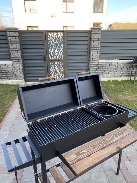 ЗИМОВІ ЗНИЖКИ / Мангал з кришкою метал 4-5 мм ВІД ВИРОБНИКА