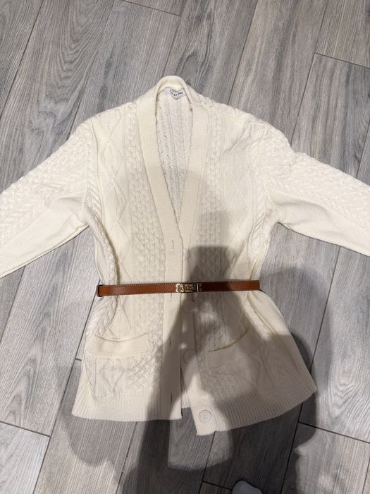 кардиган крупной вязки