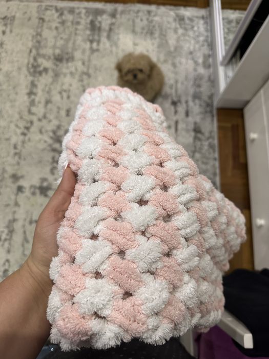 Плед дитячий вʼязаний 65*75