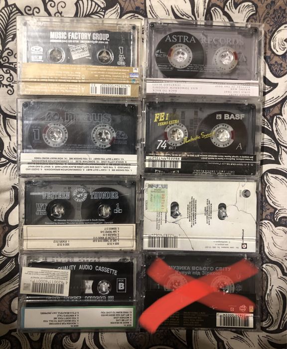 Студийные кассеты ,Metallica,Scorpions,Queen …