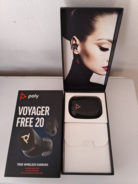 Auriculares True Wireless HP Poly Voyager Free 20 NC - Preto