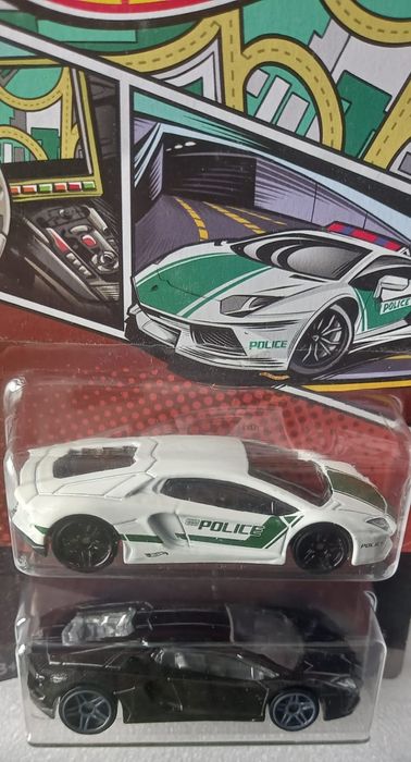 Conjunto 2 lamborguini aventador hot wheels