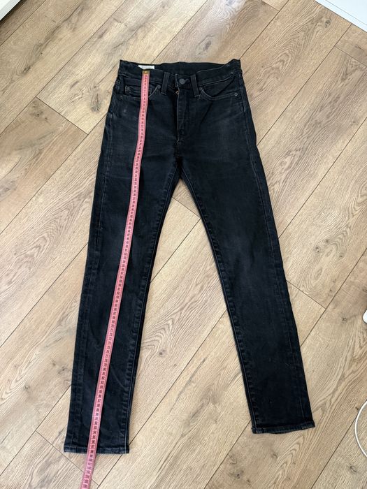 spodnie jeans levis czarne