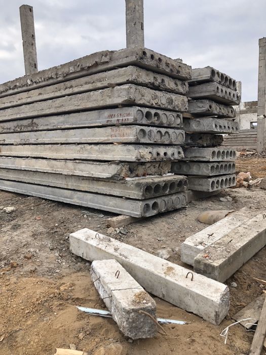 Плиты заборные перекрытия Дорожные б/у 4/1 6/2  красный кирпич