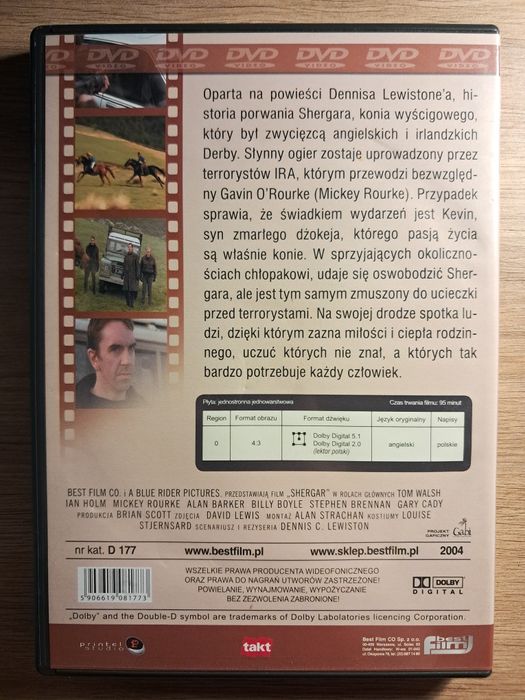 Shergar | Mickey Rourke | DVD