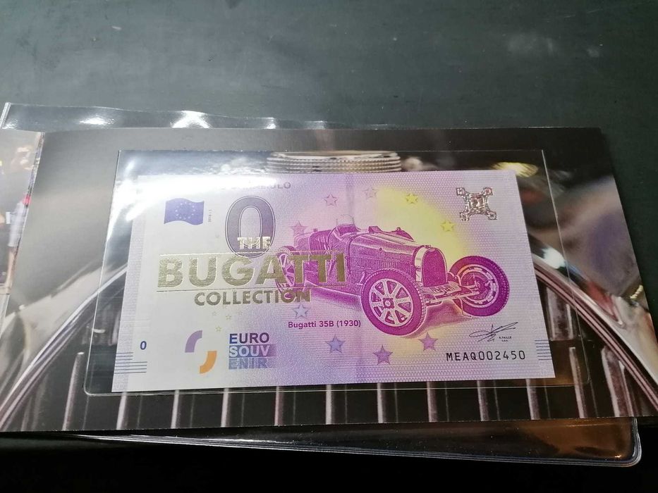 Nota Eurosouvenir Bugatti