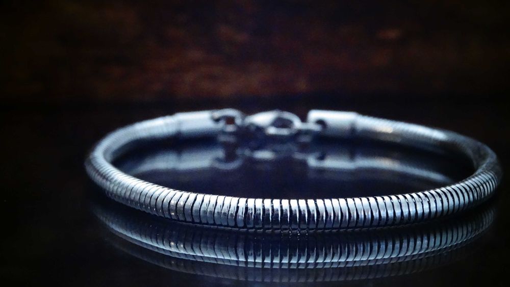 Pulseira masculina aço cirúrgico homem