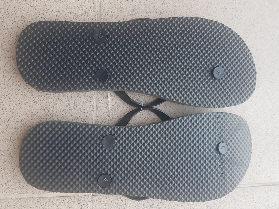 Japonki klapki z logo Rossmann. Nowe, rozm.10, dwa kolory