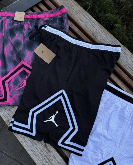 Męskie spodenki w stylu Jordan Diamond – czarne, rozmiar M