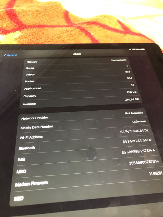 IPad Pro  12.9 2Gen 256 gb LTE