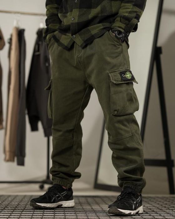 Зимові штани джогери stone oliva