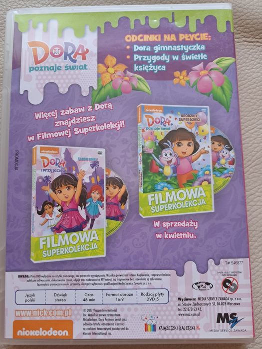DVD Dora poznaje świat. Dora gimnastyczka