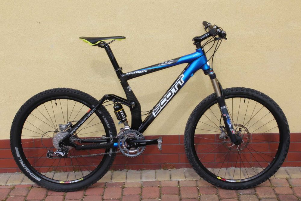 Rower MTB Scott Genius CR130, karbon, FOX Talas + Scott TC, Shimano XTR !!!