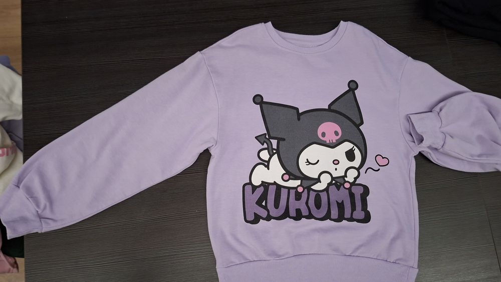 Bluzy Kuromi czarna i fioletowa