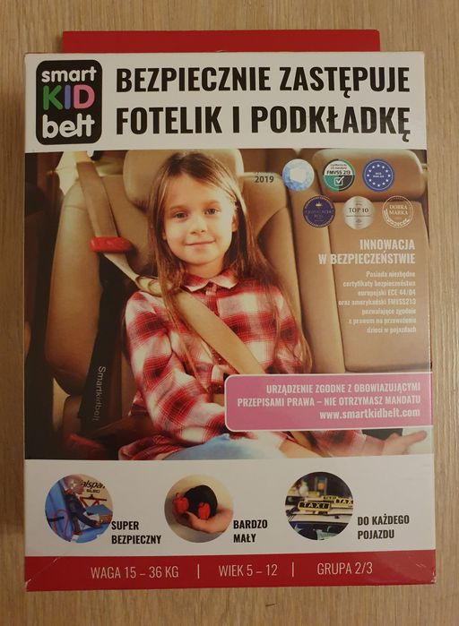 Smart Kid Belt 15-36 kg adapter do pasów samochodowych