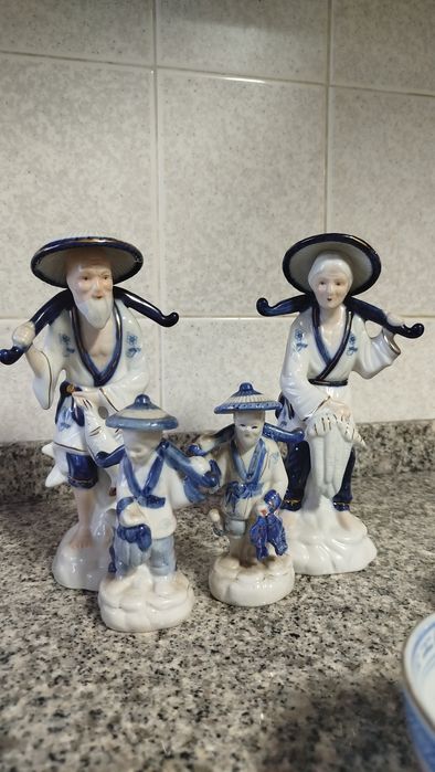 Estatuetas Casal porcelana chinesa
Pescador e agricultor