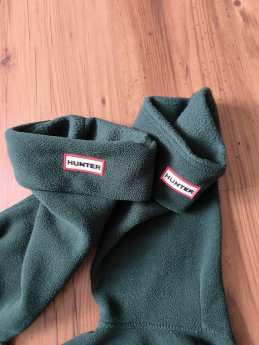 Hunter skarpety 39-42 L do kaloszy zielone polarowe