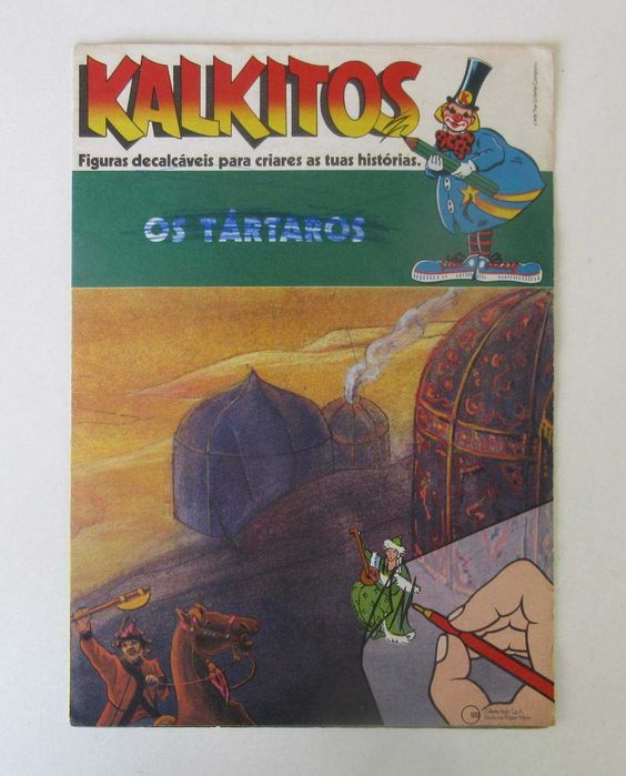 KALKITOS Usados (com os autocolantes colados)