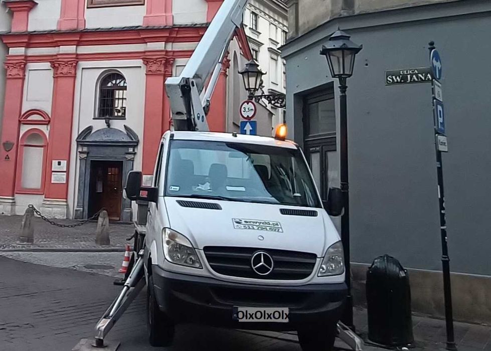 Zwyżka Kraków – podnośnik koszowy 24h | Wynajem