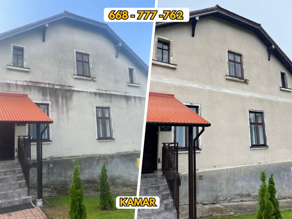 Mycie & Impregnacja - Bruk, Elewacja, Dach. Gorąca woda, Topowa chemia