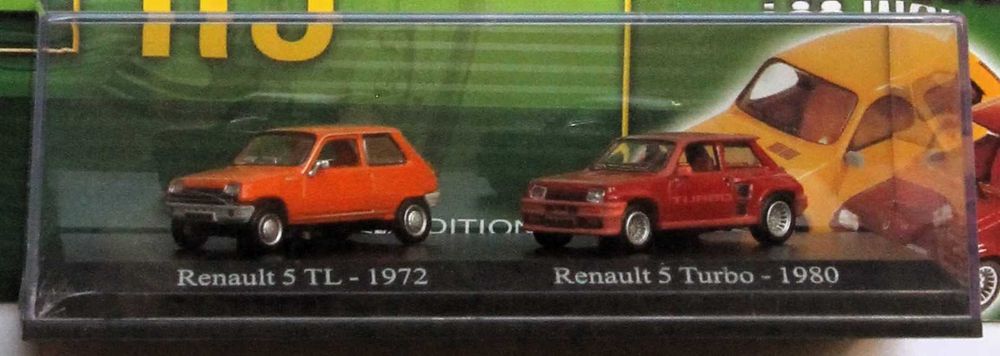 Renault 5 TL e Turbo 1/87 Universal Hobbies c/ caixa