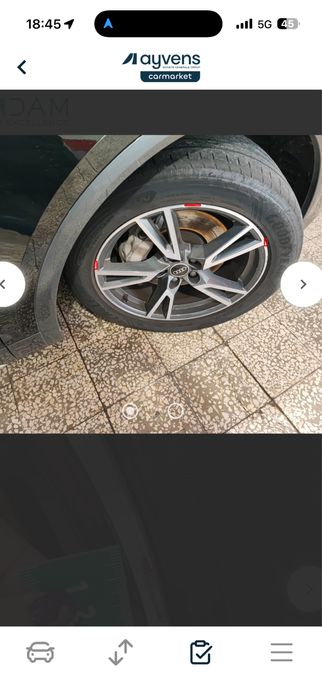 Jantes Audi 19 5x112 com pneus 235/55 R19