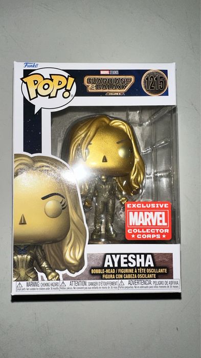 Funko pop gotg 3 adam warlock 1214 ayesha 1215 collector corps marvel