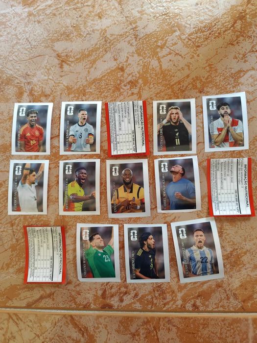 Conjunto 14 cromos coca-cola versão brasileira
