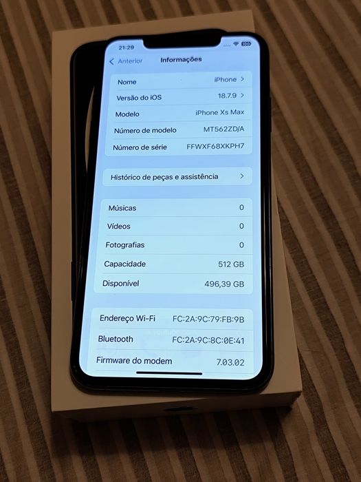 iPhone XS Max desbloqueado