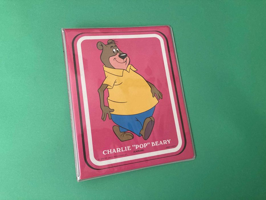 Rara Capa de Argolas Charlie Pop Beary Walter Lantz Anos 70 Nova
