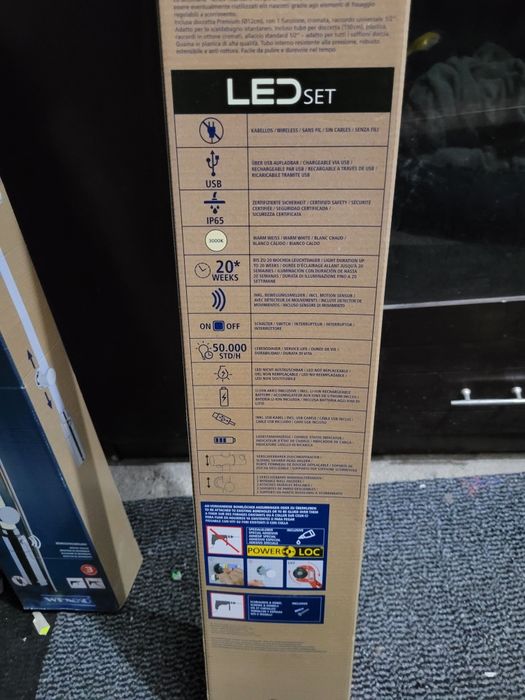 Zestaw prysznicowy LED, WiFi