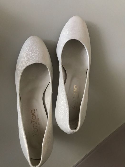 Туфли белые свадебные