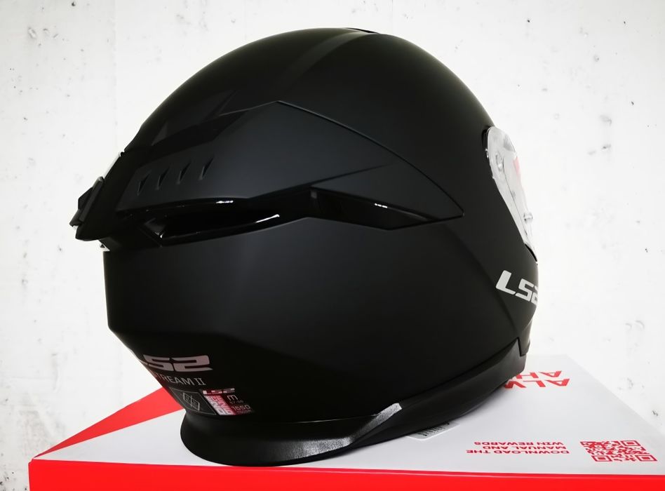 Capacete Integral LS2 FF808 Stream II Preto Matte ( L )( NOVOS )