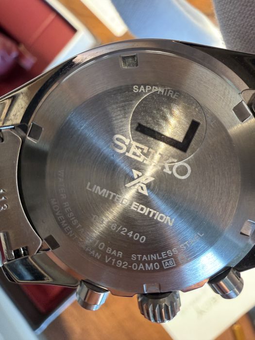 Relógio Seiko Prospex Speedtimer Bordeaux - Edição Limitada