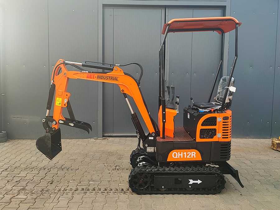 Minikoparka AGT QH12R 1000 kg, 1 tona Benzyna