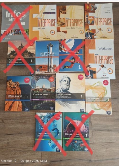 Książki do klasy 1 luceum