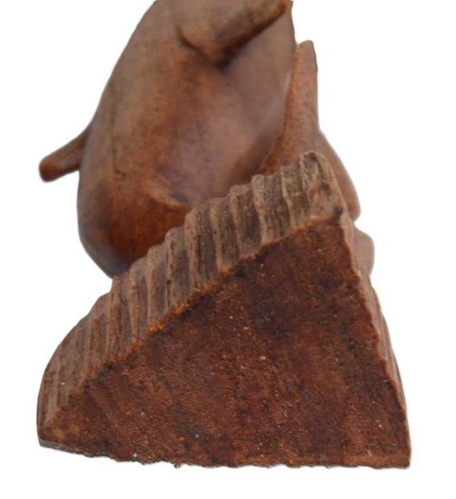 Estatueta em madeira maciça - Golfinho