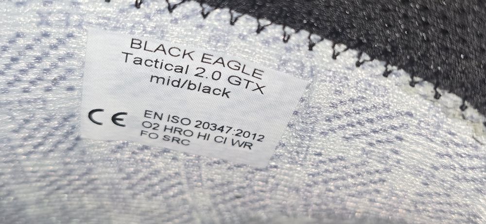 HAIX Black Eagle Tactical 2.0 GTX GORE-TEX, р. 45, нові