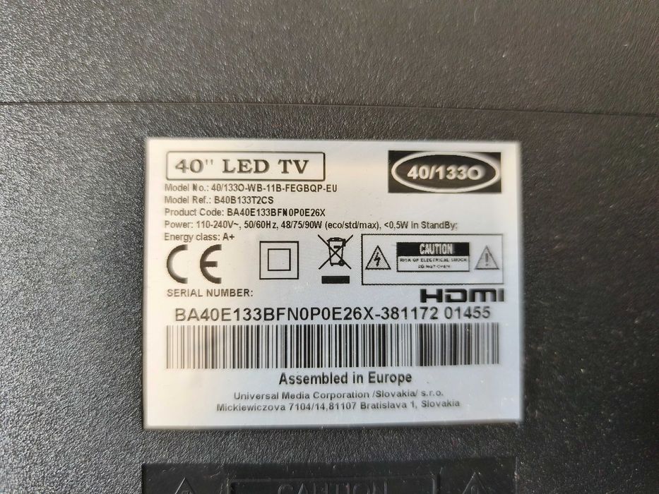 Płyta główna TV Blaupunkt 40/1330 TP.MS3463S.PB711 B40b1333t2cs