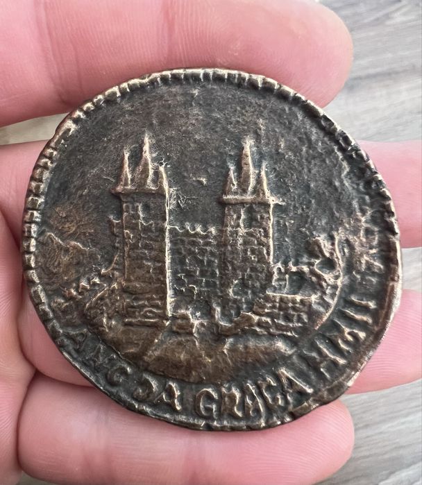 Item/Medalha decorativa com cruz templária