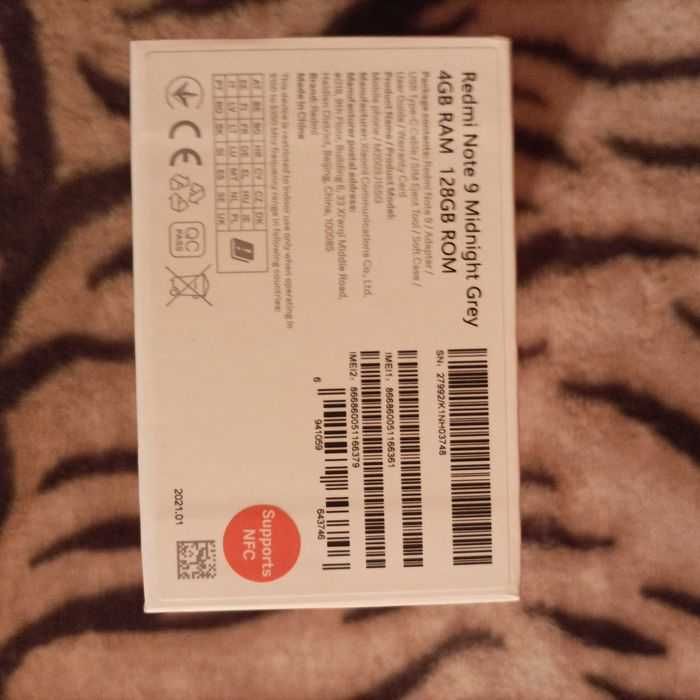 Telefon Rermin note 9 lub redmi 9T