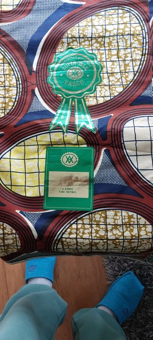 Corte de tecido africano