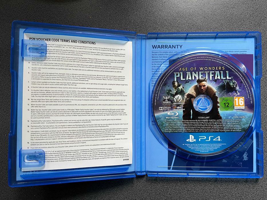 Age Of Wonders-PLANETFALL-PS4 PL Stan OK Polecam!