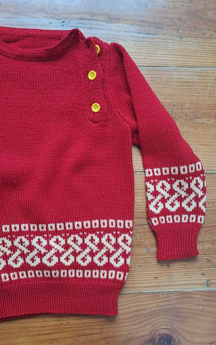 Camisola malha vintage 5 anos