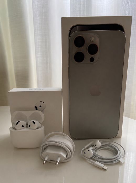 Iphone 16 Pro Max + Airpods 4 ANC C/Fatura