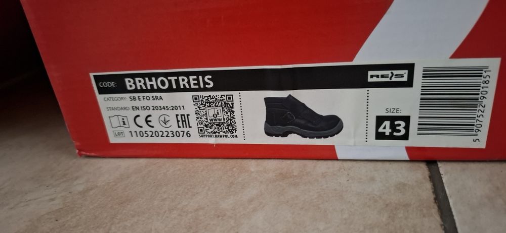 Obuwie robocze  męskie 43